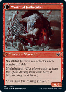 Weary Prisoner // Wrathful Jailbreaker [Innistrad: Crimson Vow] | Tables and Towers