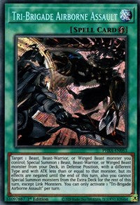 Tri-Brigade Airborne Assault [PHRA-EN053] Secret Rare | Tables and Towers