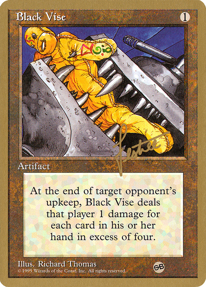 Black Vise (Bertrand Lestree) (SB) [Pro Tour Collector Set] | Tables and Towers