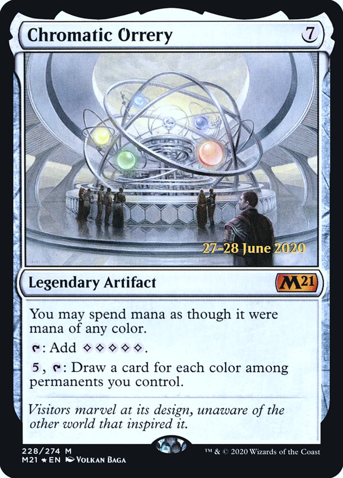 Chromatic Orrery [Core Set 2021 Prerelease Promos] | Tables and Towers