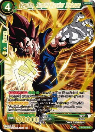 Vegito, Super Warrior Reborn (Gold Stamped) (P-065) [Mythic Booster] | Tables and Towers