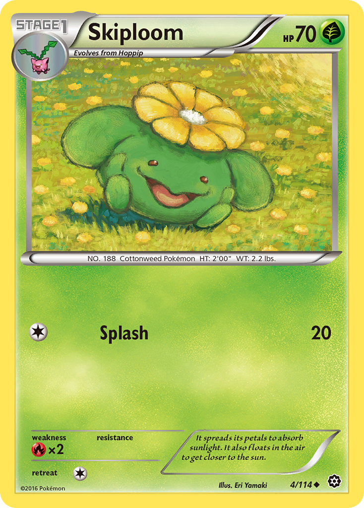 Skiploom (4/114) [XY: Steam Siege] | Tables and Towers