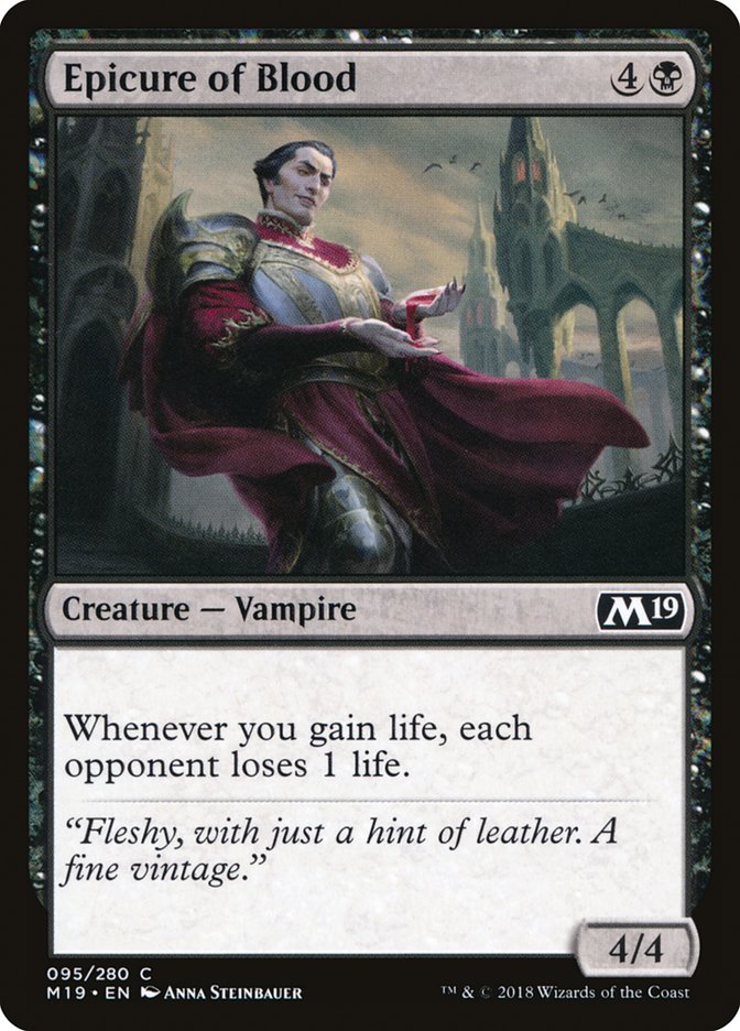 Epicure of Blood [Core Set 2019] | Tables and Towers