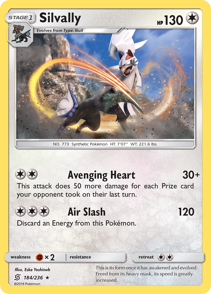 Silvally (184/236) [Sun & Moon: Unified Minds] | Tables and Towers