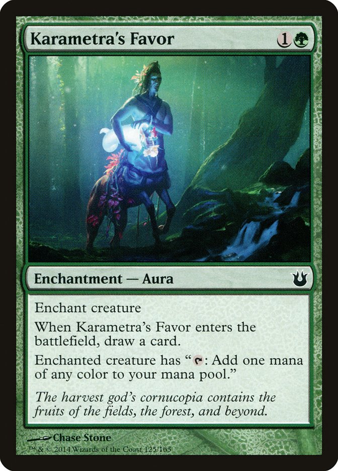 Karametra's Favor [Born of the Gods] | Tables and Towers