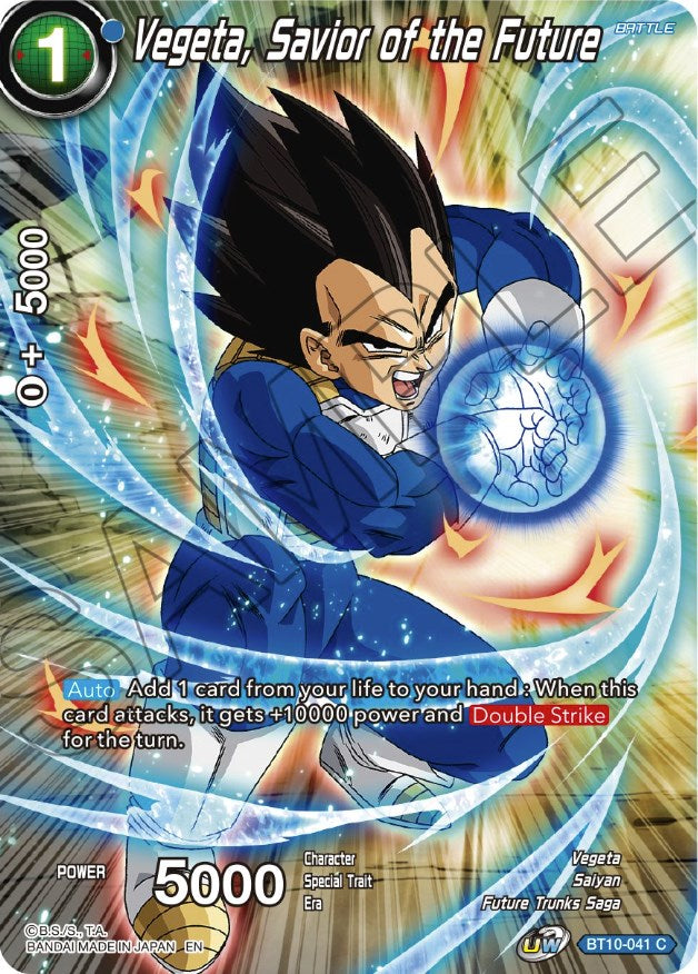 Vegeta, Savior of the Future (BT10-041) [Theme Selection: History of Vegeta] | Tables and Towers