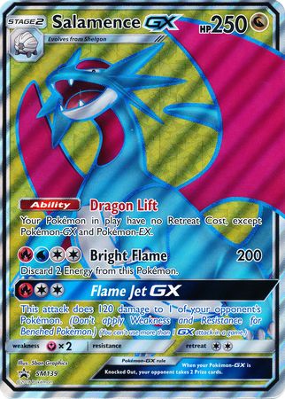 Salamence GX (SM139) (Jumbo Card) [Sun & Moon: Black Star Promos] | Tables and Towers