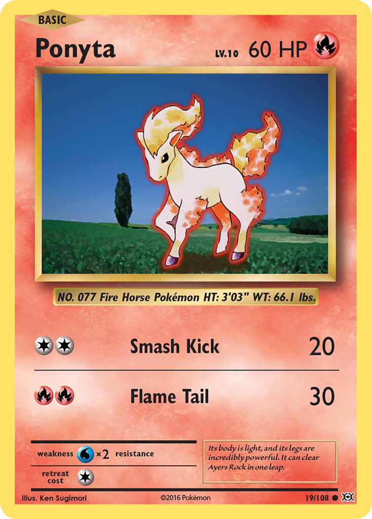 Ponyta (19/108) [XY: Evolutions] | Tables and Towers