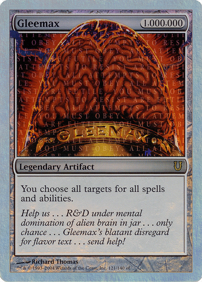 Gleemax (Alternate Foil) [Unhinged] | Tables and Towers