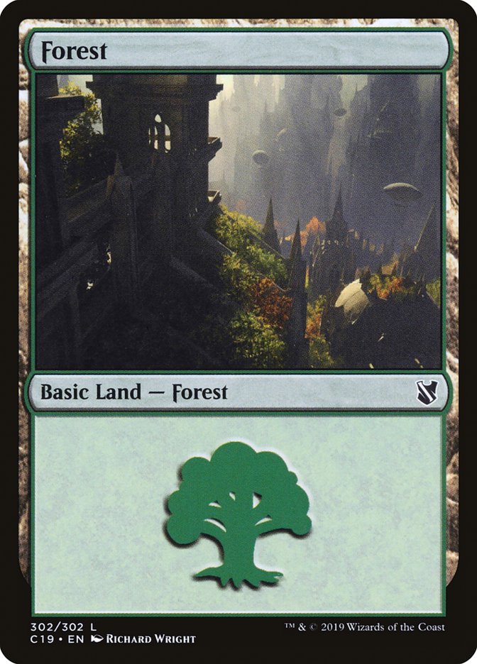 Forest (302) [Commander 2019] | Tables and Towers