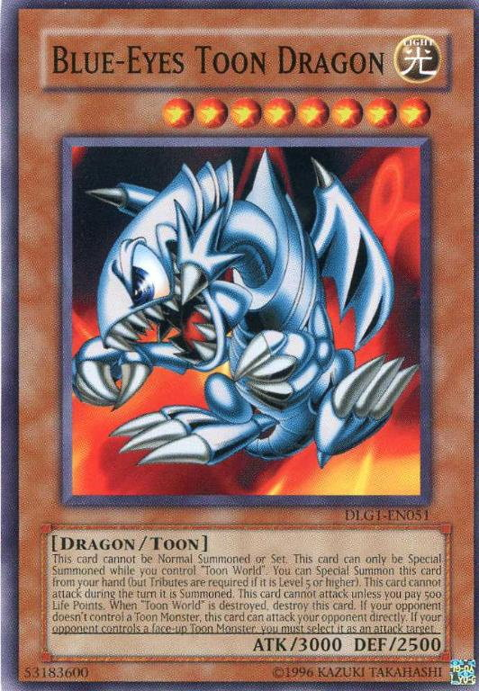 Blue-Eyes Toon Dragon [DLG1-EN051] Common | Tables and Towers