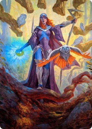 Kasmina, Enigma Sage Art Card [Strixhaven: School of Mages Art Series] | Tables and Towers