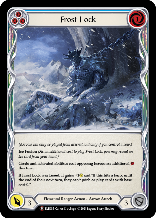 Frost Lock [U-ELE035] (Tales of Aria Unlimited)  Unlimited Rainbow Foil | Tables and Towers