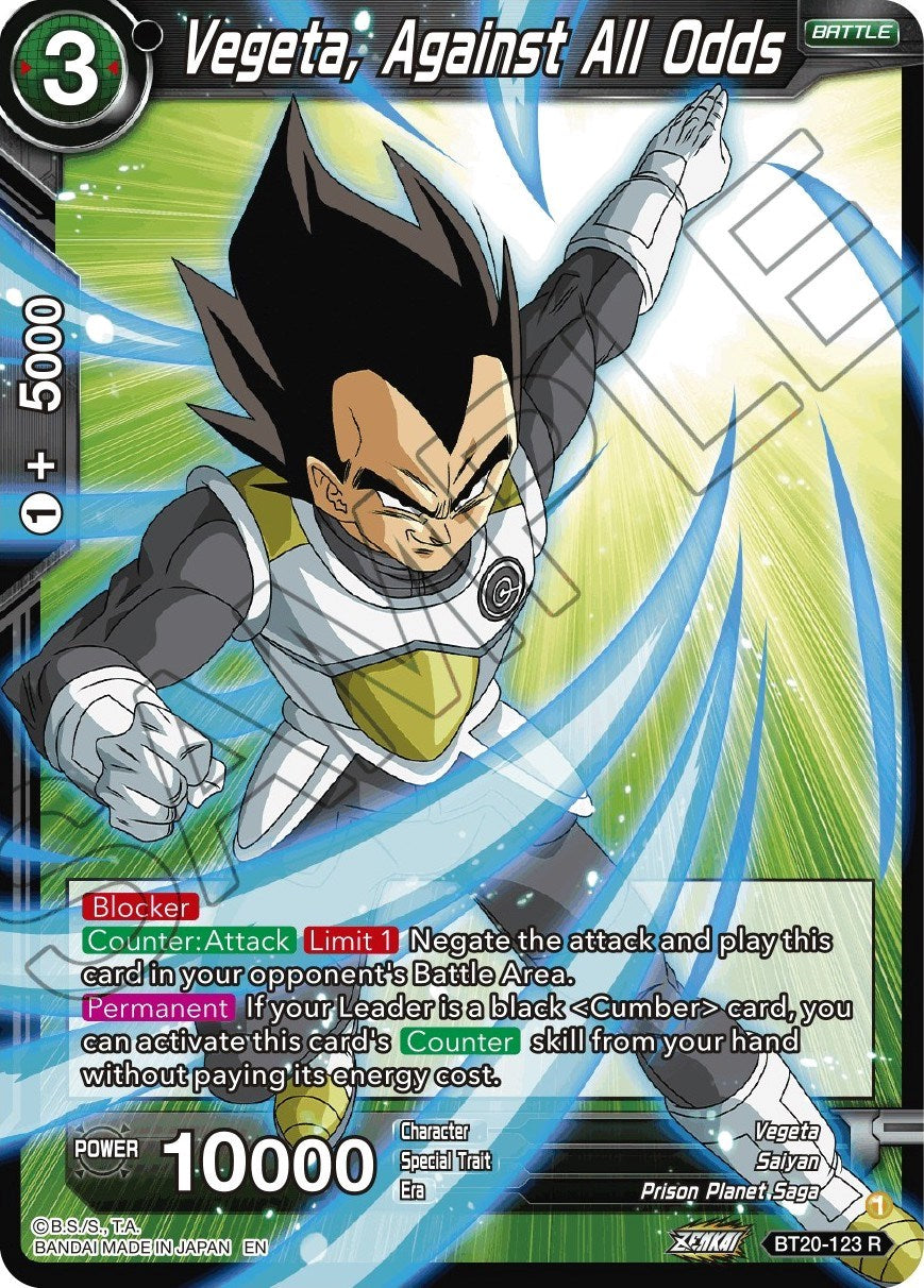 Vegeta, Against All Odds (BT20-123) [Power Absorbed] | Tables and Towers