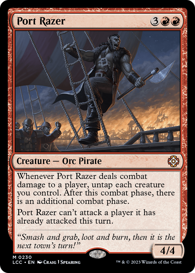 Port Razer [The Lost Caverns of Ixalan Commander] | Tables and Towers