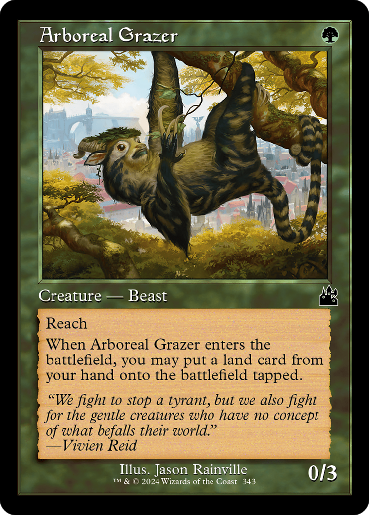 Arboreal Grazer (Retro Frame) [Ravnica Remastered] | Tables and Towers