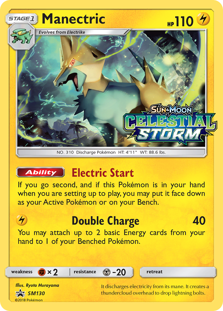 Manectric (SM130) [Sun & Moon: Black Star Promos] | Tables and Towers