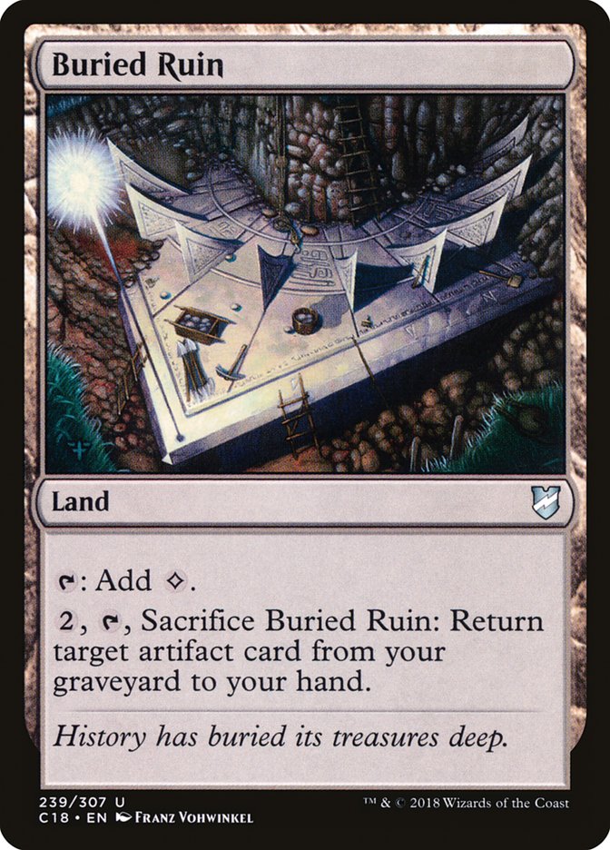 Buried Ruin [Commander 2018] | Tables and Towers