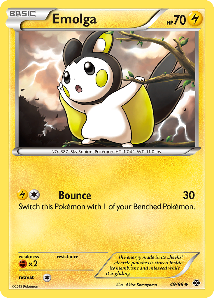 Emolga (49/99) [Black & White: Next Destinies] | Tables and Towers