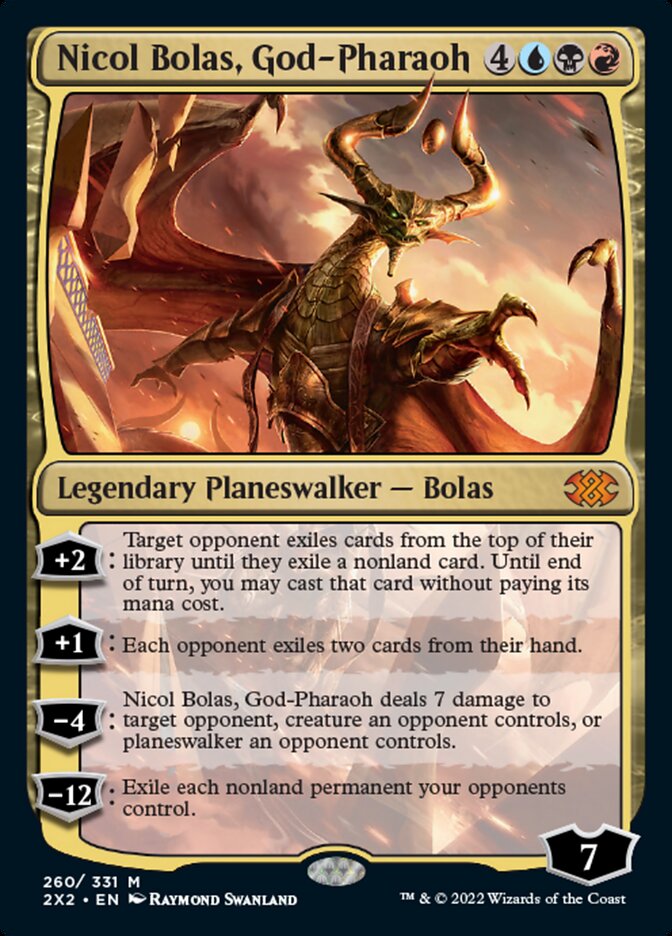 Nicol Bolas, God-Pharaoh [Double Masters 2022] | Tables and Towers