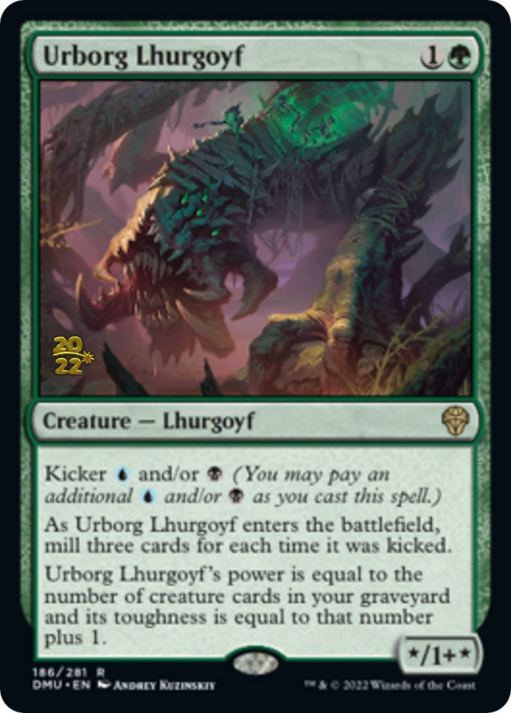 Urborg Lhurgoyf [Dominaria United Prerelease Promos] | Tables and Towers