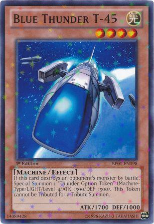 Blue Thunder T-45 [BP01-EN198] Starfoil Rare | Tables and Towers