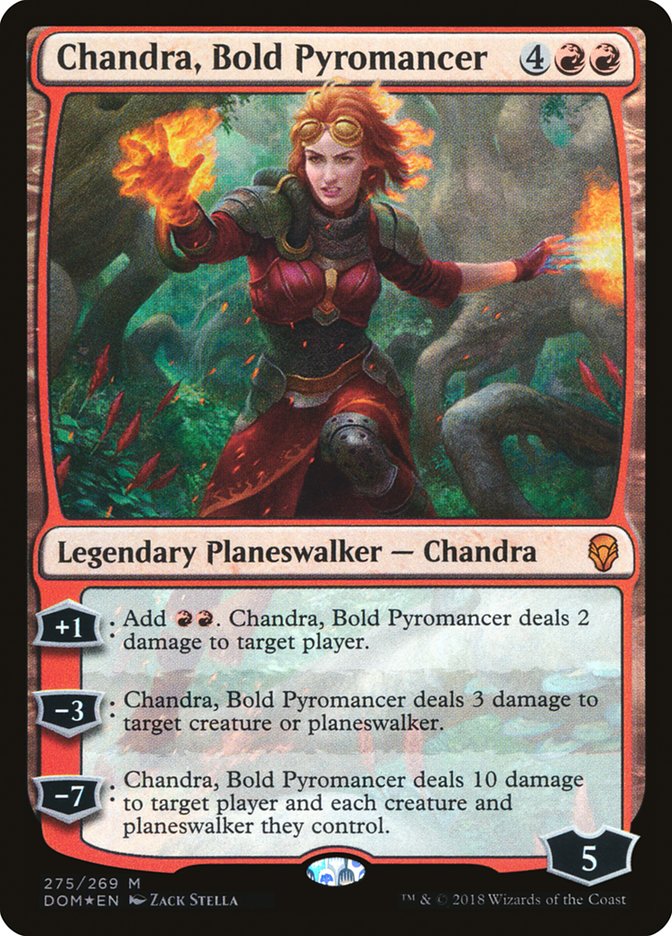 Chandra, Bold Pyromancer [Dominaria] | Tables and Towers