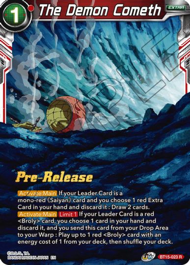 The Demon Cometh (BT15-023) [Saiyan Showdown Prerelease Promos] | Tables and Towers