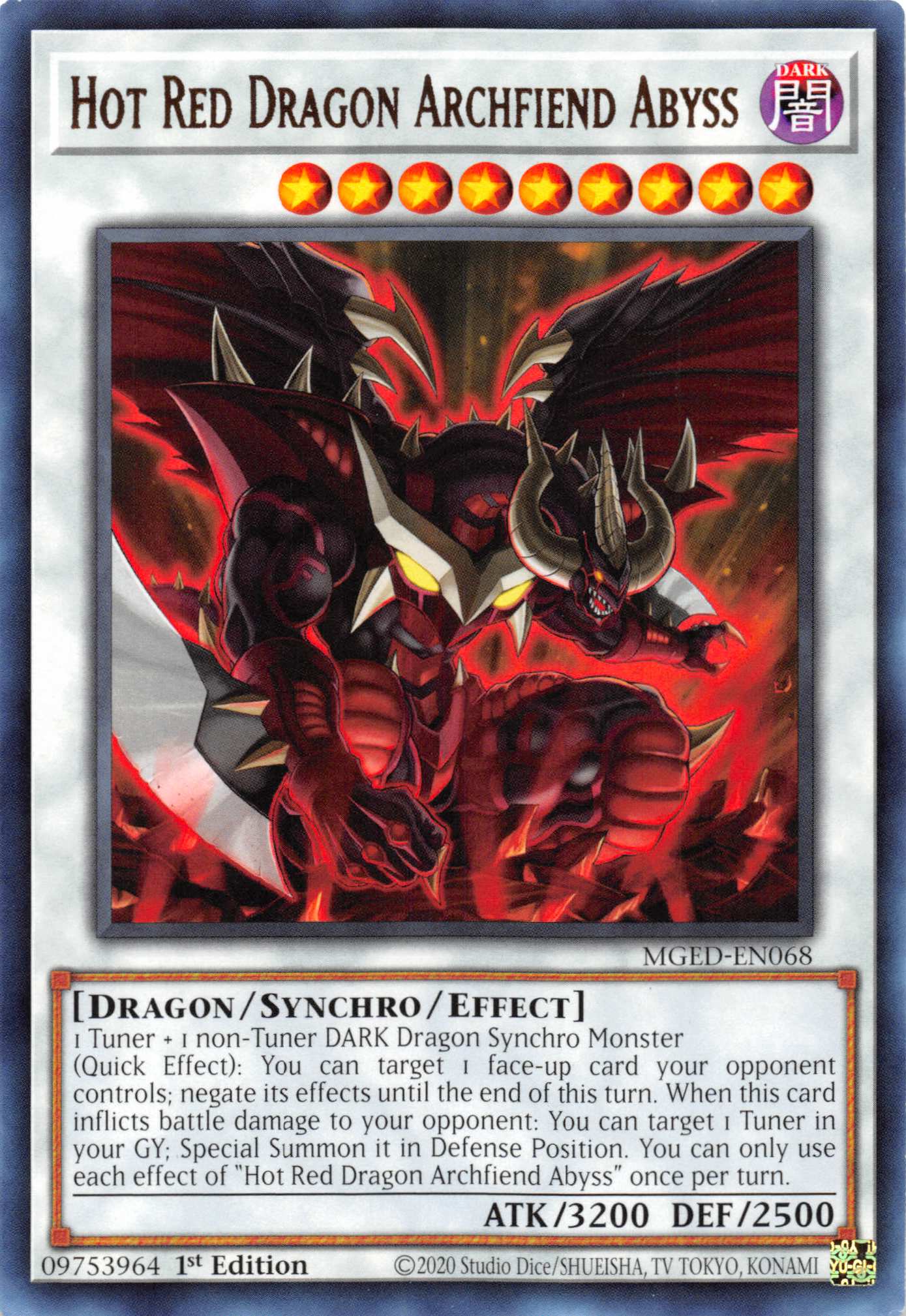 Hot Red Dragon Archfiend Abyss [MGED-EN068] Rare | Tables and Towers