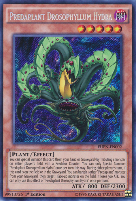 Predaplant Drosophyllum Hydra [FUEN-EN002] Secret Rare | Tables and Towers