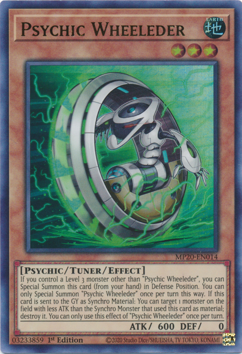 Psychic Wheeleder [MP20-EN014] Ultra Rare | Tables and Towers