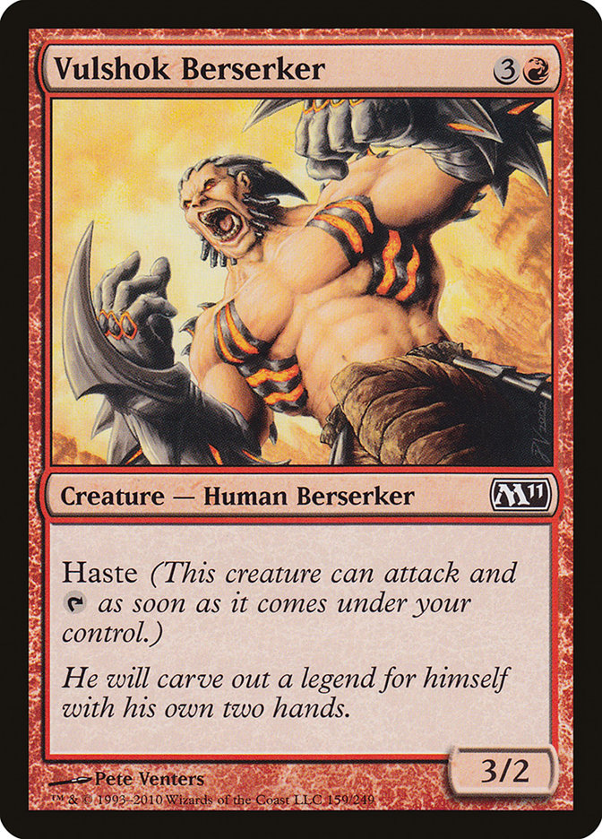 Vulshok Berserker [Magic 2011] | Tables and Towers