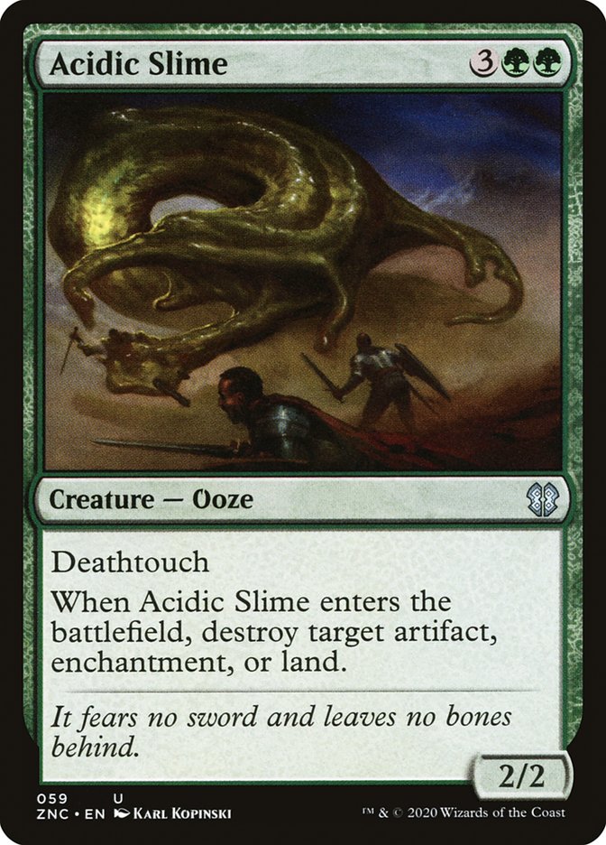 Acidic Slime [Zendikar Rising Commander] | Tables and Towers