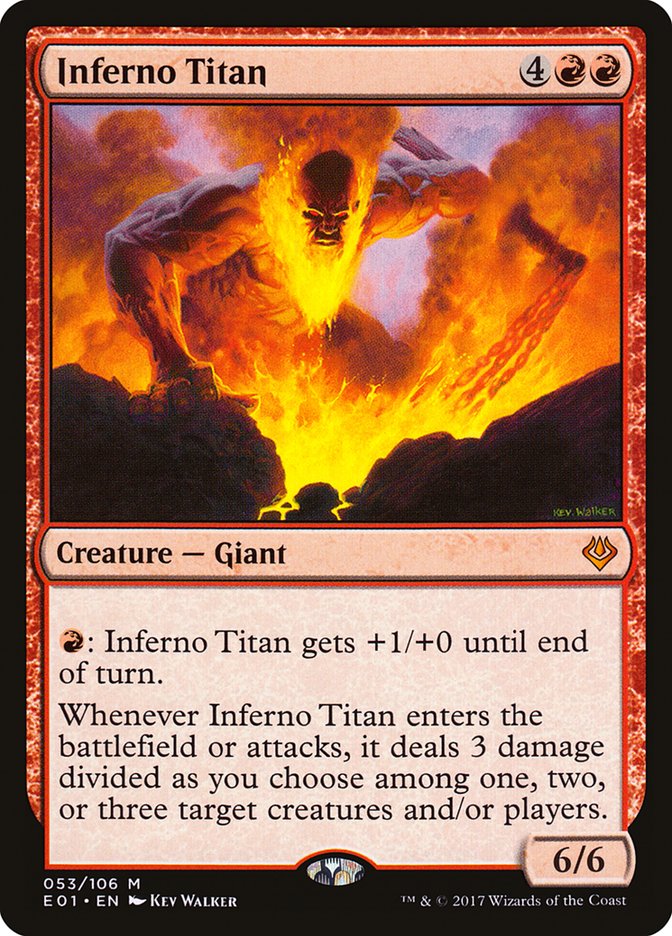 Inferno Titan [Archenemy: Nicol Bolas] | Tables and Towers