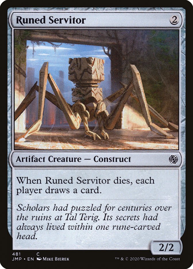 Runed Servitor [Jumpstart] | Tables and Towers