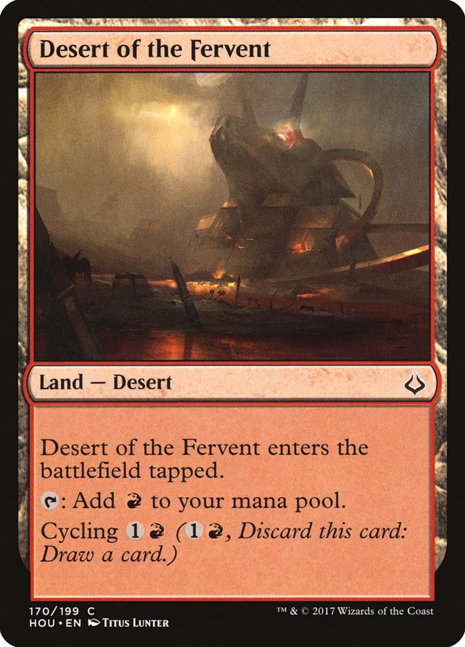 Desert of the Fervent [Hour of Devastation] | Tables and Towers