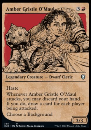 Amber Gristle O'Maul (Showcase) [Commander Legends: Battle for Baldur's Gate] | Tables and Towers