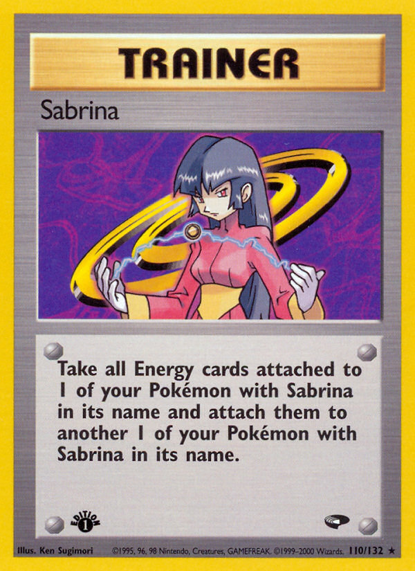 Sabrina (110/132) [Gym Challenge 1st Edition] | Tables and Towers