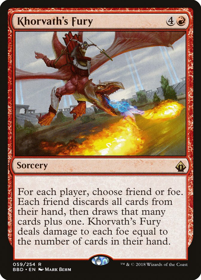 Khorvath's Fury [Battlebond] | Tables and Towers