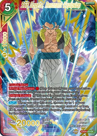 SSB Gogeta, Resonant Explosion (Gold Stamped) (EX04-03) [Mythic Booster] | Tables and Towers