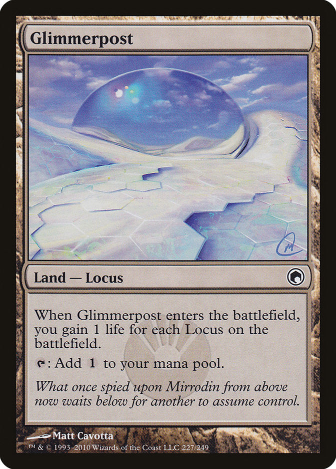 Glimmerpost [Scars of Mirrodin] | Tables and Towers