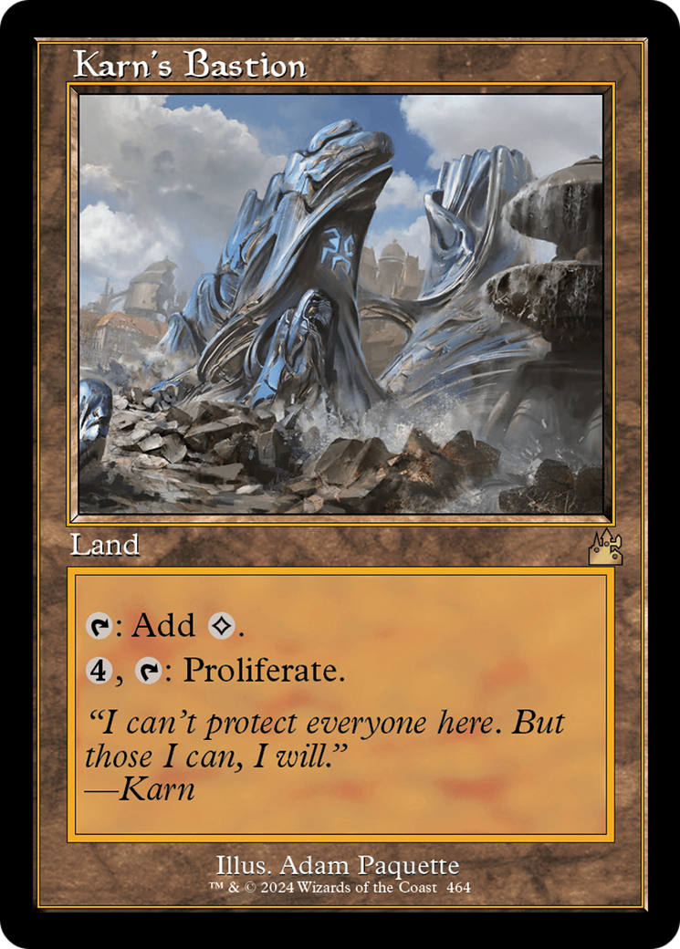 Karn's Bastion (Retro Frame) [Ravnica Remastered] | Tables and Towers