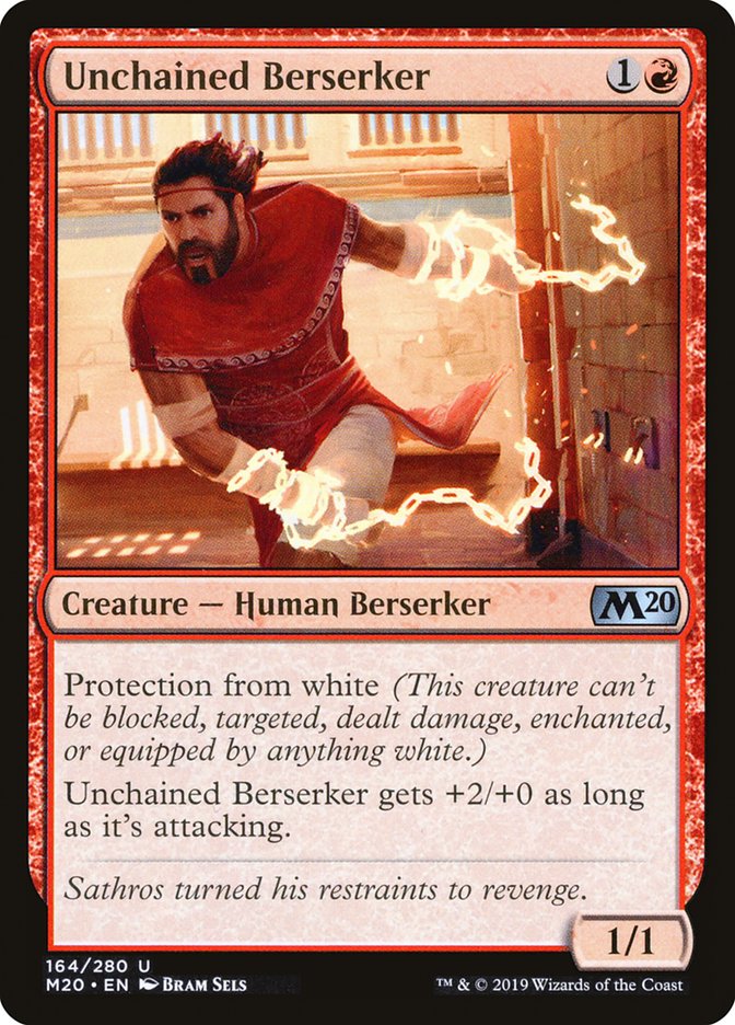 Unchained Berserker [Core Set 2020] | Tables and Towers