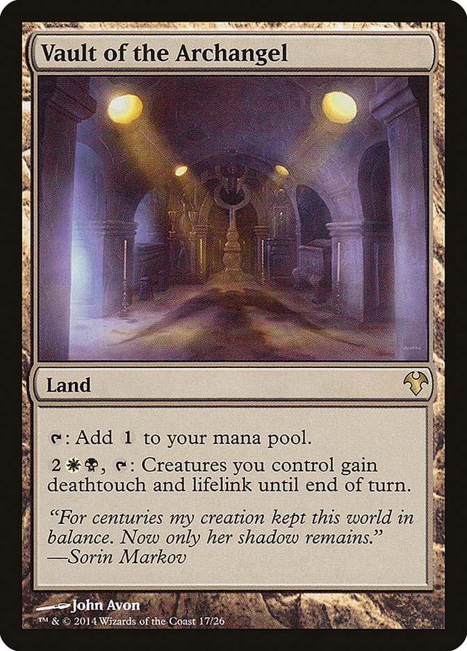 Vault of the Archangel [Modern Event Deck 2014] | Tables and Towers