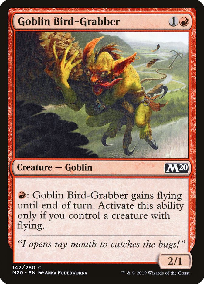 Goblin Bird-Grabber [Core Set 2020] | Tables and Towers