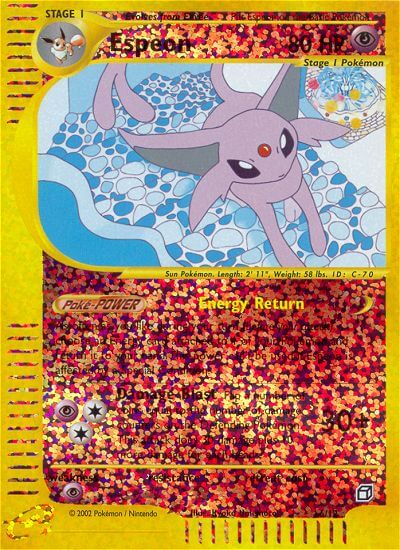 Espeon (6/12) [Box Topper] | Tables and Towers