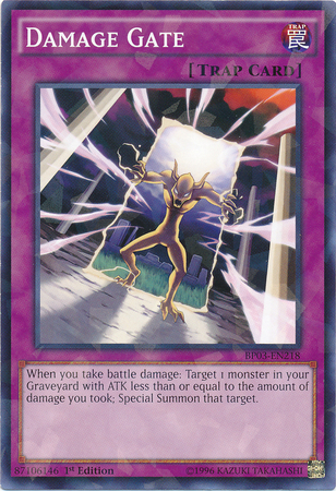 Damage Gate [BP03-EN218] Shatterfoil Rare | Tables and Towers