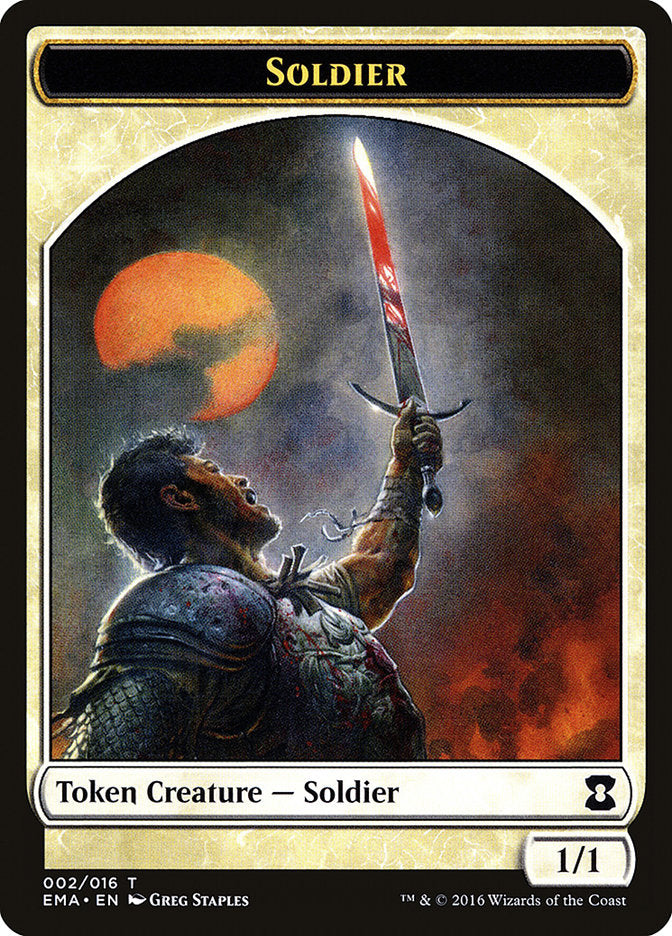 Soldier Token [Eternal Masters Tokens] | Tables and Towers