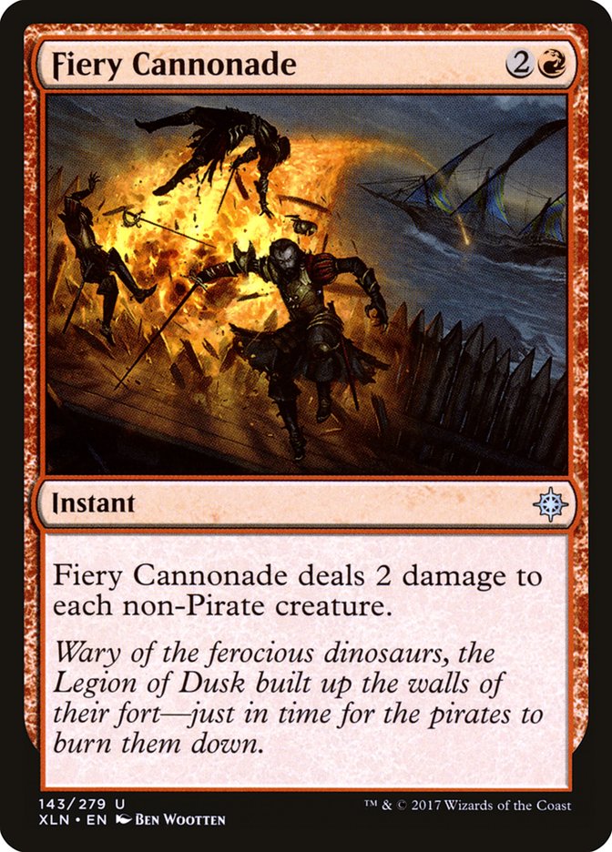 Fiery Cannonade [Ixalan] | Tables and Towers