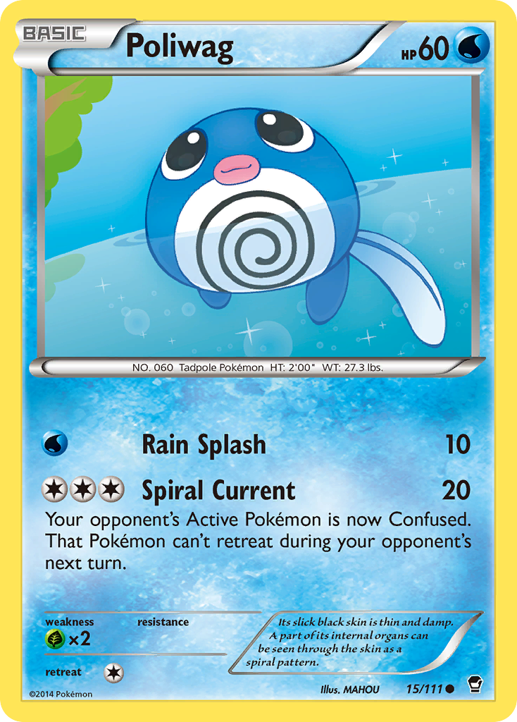 Poliwag (15/111) [XY: Furious Fists] | Tables and Towers